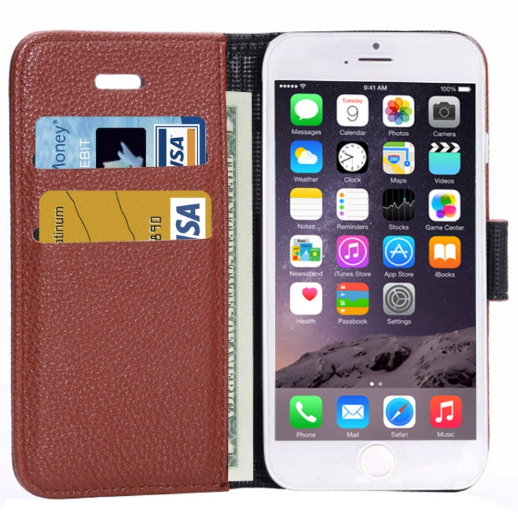 Litchi Texture Leather Case with