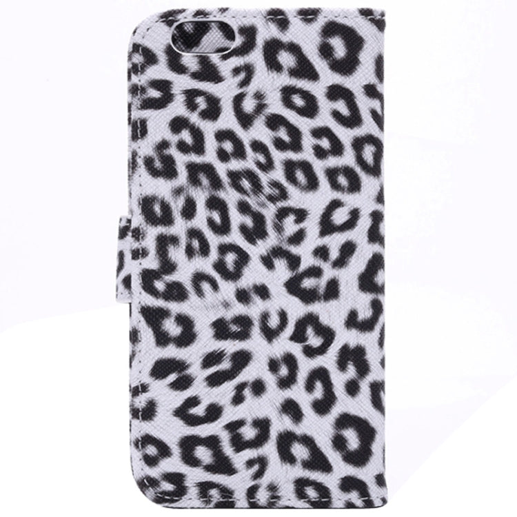 Leopard Print Pattern Horizontal Flip Leather Case with Card Slots and Holder for iPhone 6 & 6S