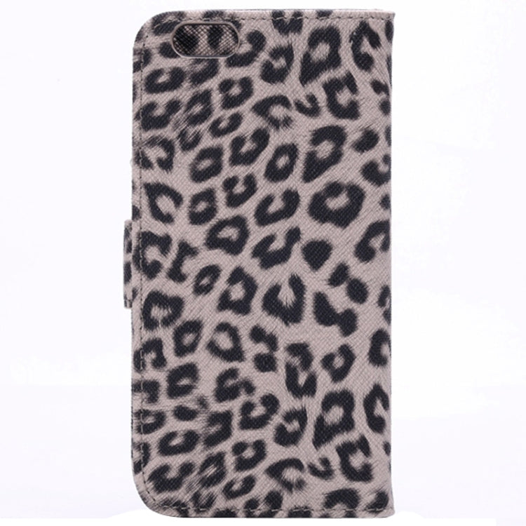 Leopard Print Pattern Horizontal Flip Leather Case with Card Slots and Holder for iPhone 6 & 6S