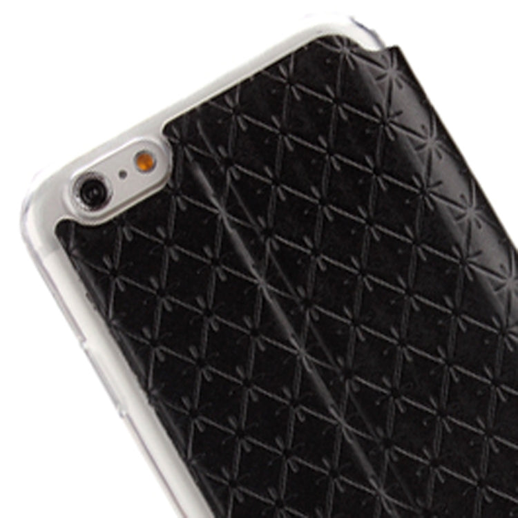 Diamond Pattern Horizontal Flip Leather Case with Holder for iPhone 6