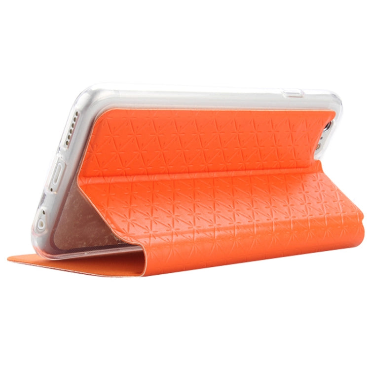 Diamond Pattern Horizontal Flip Leather Case with Holder for iPhone 6