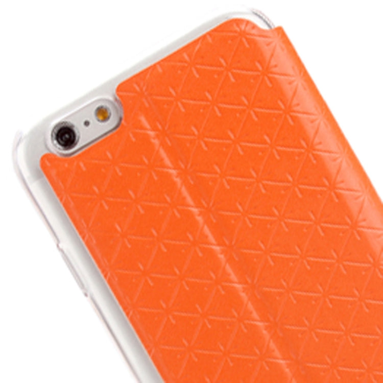 Diamond Pattern Horizontal Flip Leather Case with Holder for iPhone 6