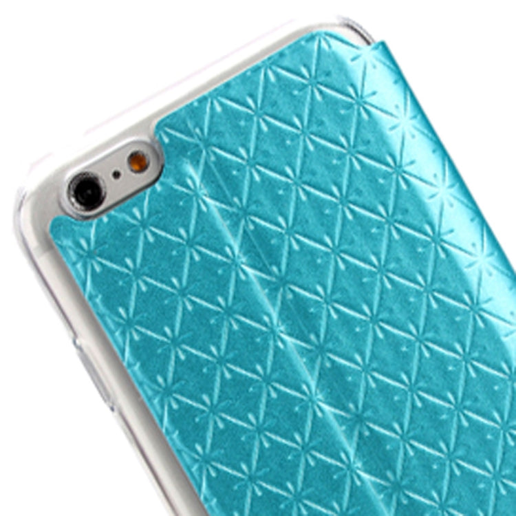 Diamond Pattern Horizontal Flip Leather Case with Holder for iPhone 6
