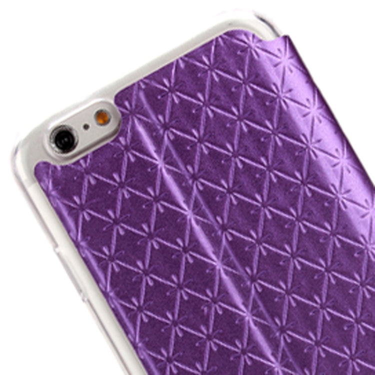 Diamond Pattern Horizontal Flip Leather Case with Holder for iPhone 6