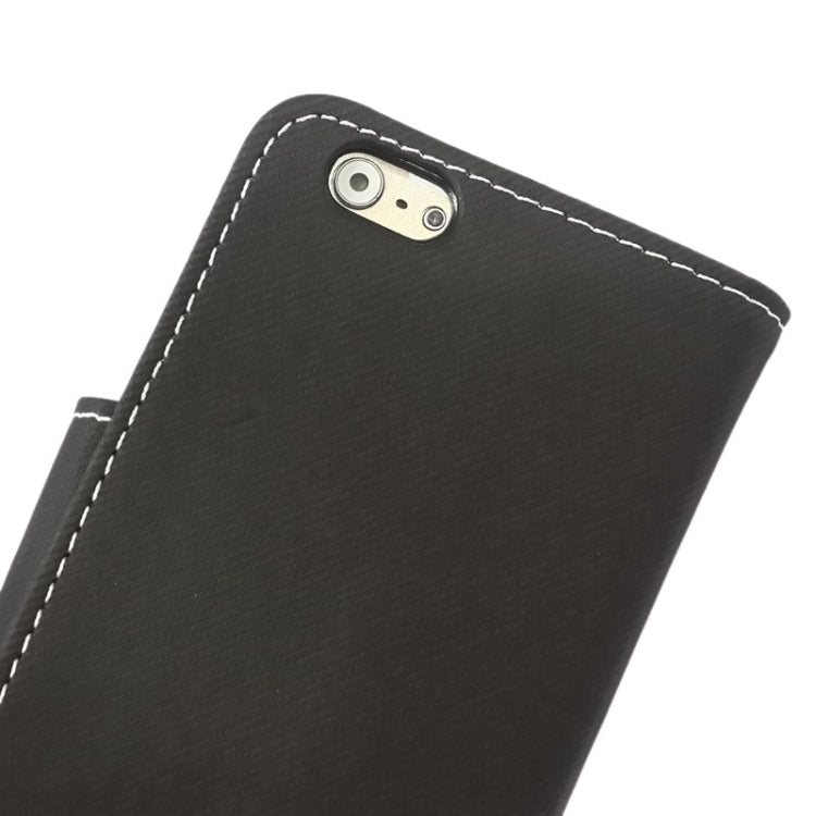 Denim Texture Horizontal Flip Leather Case with Card Slots & Holder for iPhone 6 & 6S