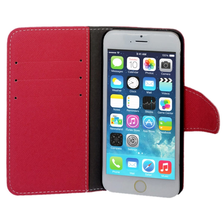 Denim Texture Horizontal Flip Leather Case with Card Slots & Holder for iPhone 6 & 6S