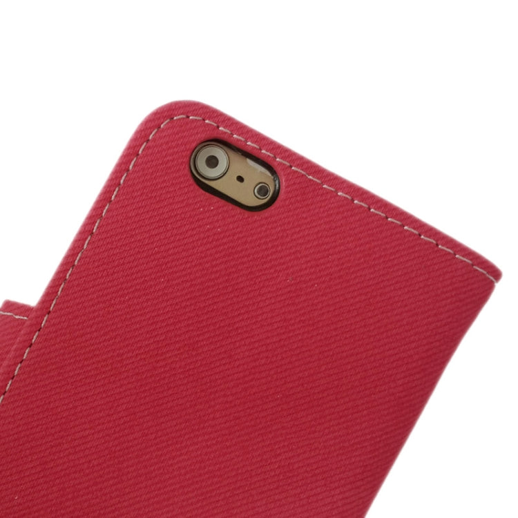 Denim Texture Horizontal Flip Leather Case with Card Slots & Holder for iPhone 6 & 6S