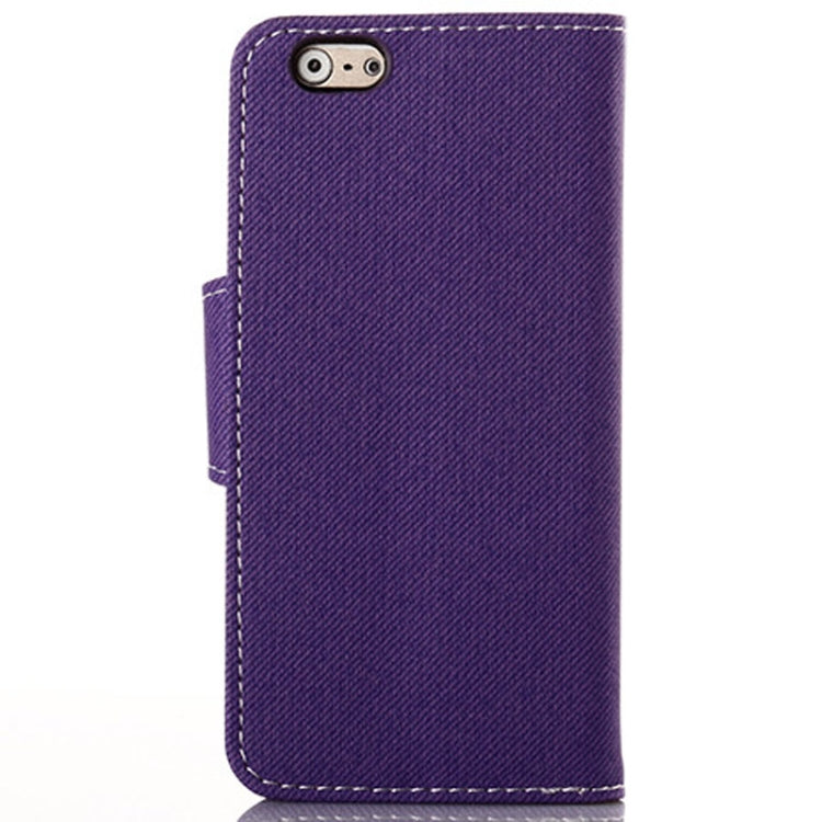 Denim Texture Horizontal Flip Leather Case with Card Slots & Holder for iPhone 6 & 6S