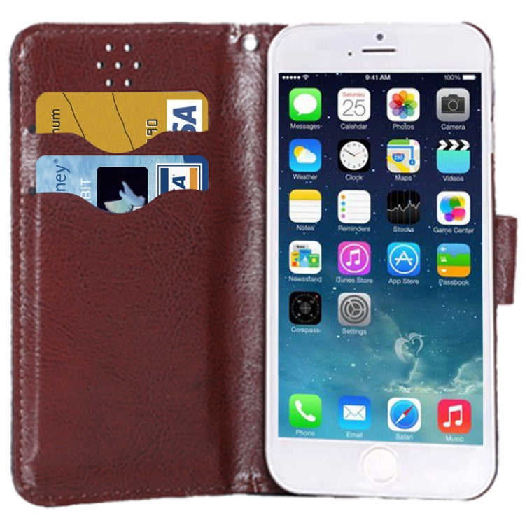 Woven Texture Horizontal Flip Magnetic Buckle Leather Case with Card Slots & Holder for iPhone 6 & 6S (Dark Grey)