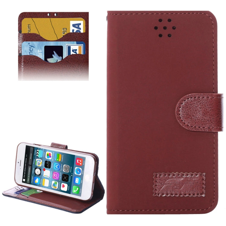 Canvas Texture Horizontal Flip Leather Case with Card Slots & Holder for iPhone 6 & 6S(Red)