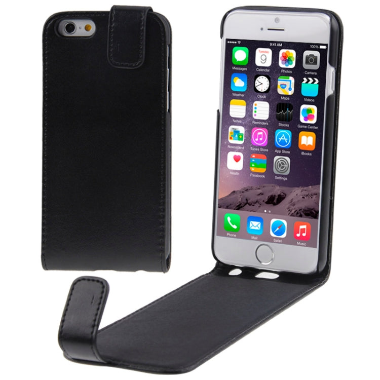 Simple Design Vertical Flip Leather Case for iPhone 6