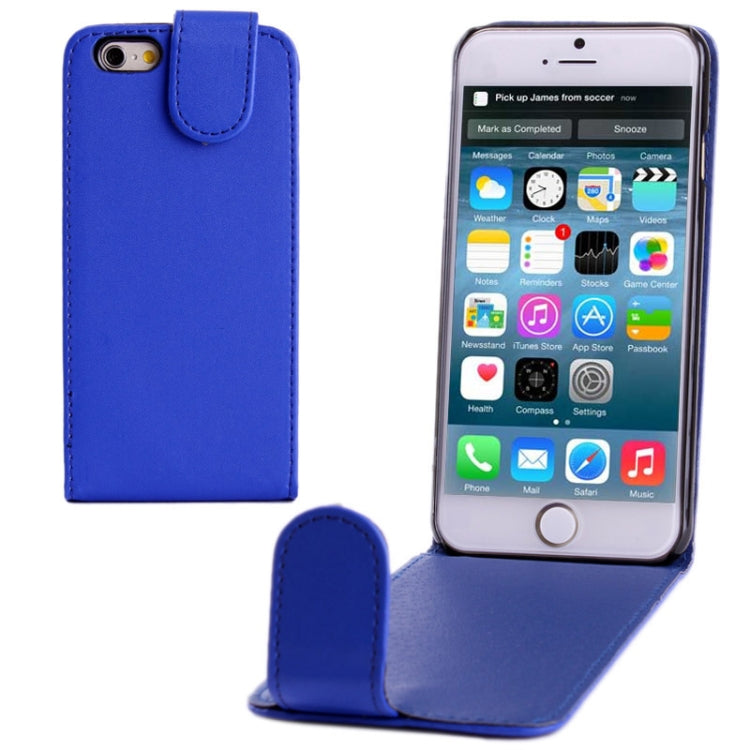 Simple Design Vertical Flip Leather Case for iPhone 6
