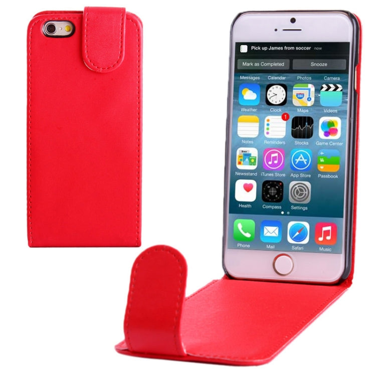 Simple Design Vertical Flip Leather Case for iPhone 6