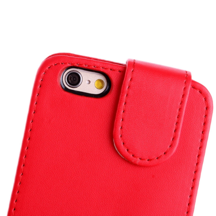 Simple Design Vertical Flip Leather Case for iPhone 6
