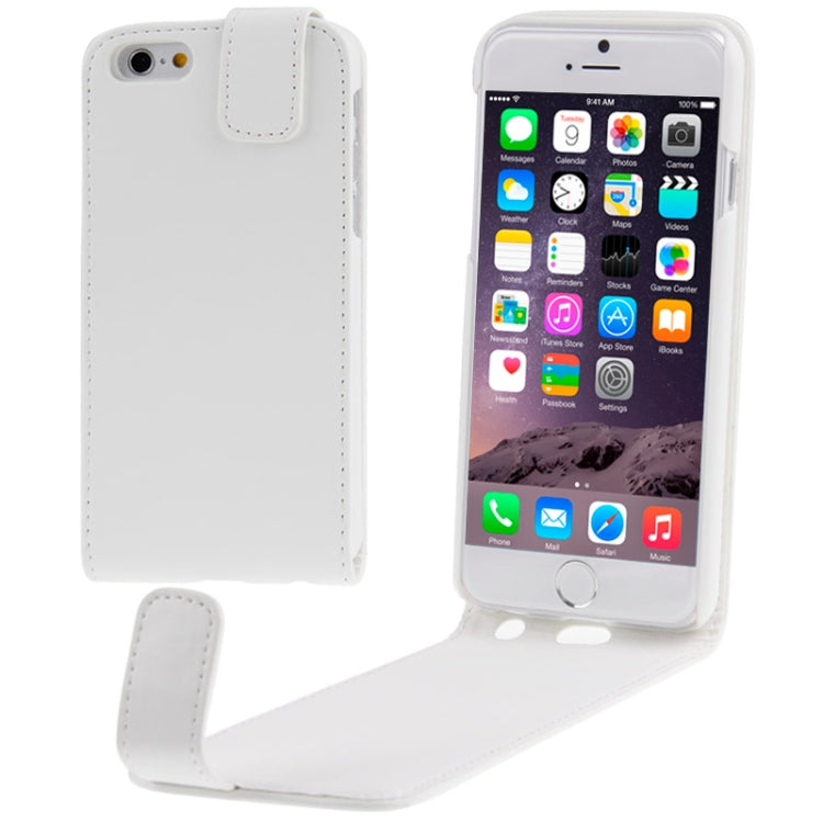 Simple Design Vertical Flip Leather Case for iPhone 6