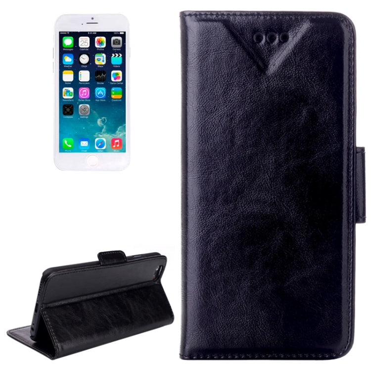 Oil Skin Texture Horizontal Flip Leather Case with Card Slots & Holder for iPhone 6 & 6S