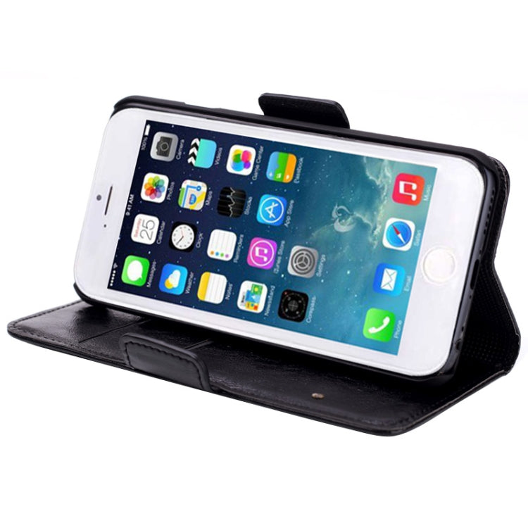 Oil Skin Texture Horizontal Flip Leather Case with Card Slots & Holder for iPhone 6 & 6S