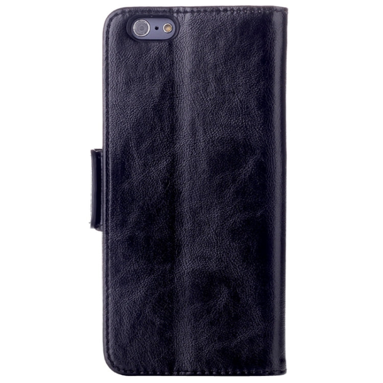 Oil Skin Texture Horizontal Flip Leather Case with Card Slots & Holder for iPhone 6 & 6S