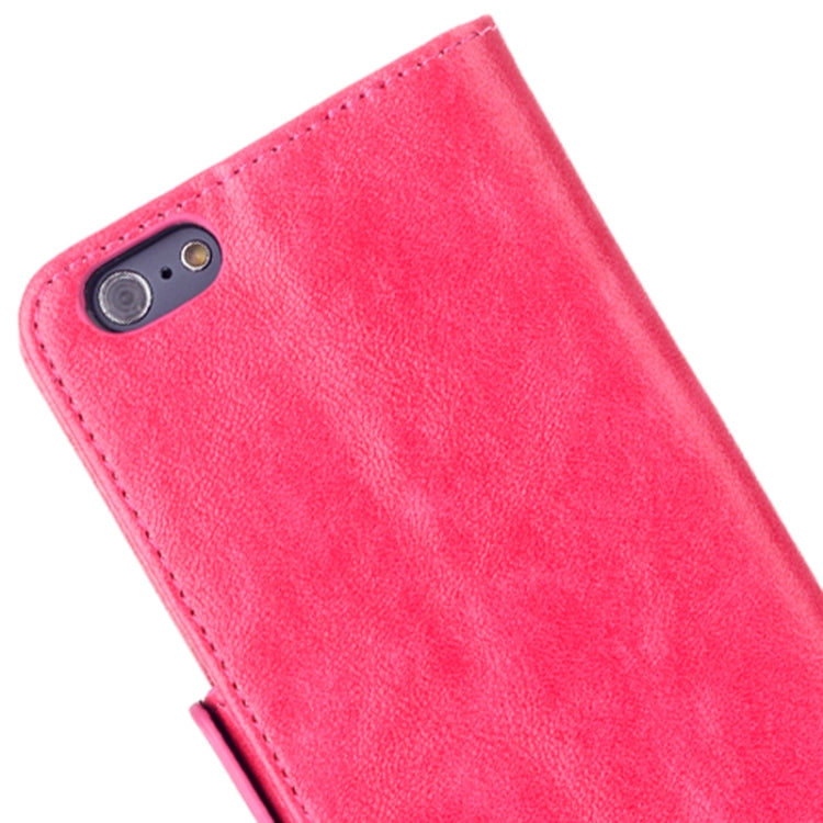 Oil Skin Texture Horizontal Flip Leather Case with Card Slots & Holder for iPhone 6 & 6S