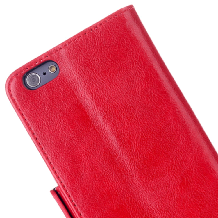 Oil Skin Texture Horizontal Flip Leather Case with Card Slots & Holder for iPhone 6 & 6S