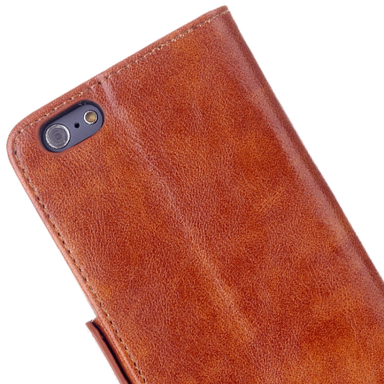 Oil Skin Texture Horizontal Flip Leather Case with Card Slots & Holder for iPhone 6 & 6S