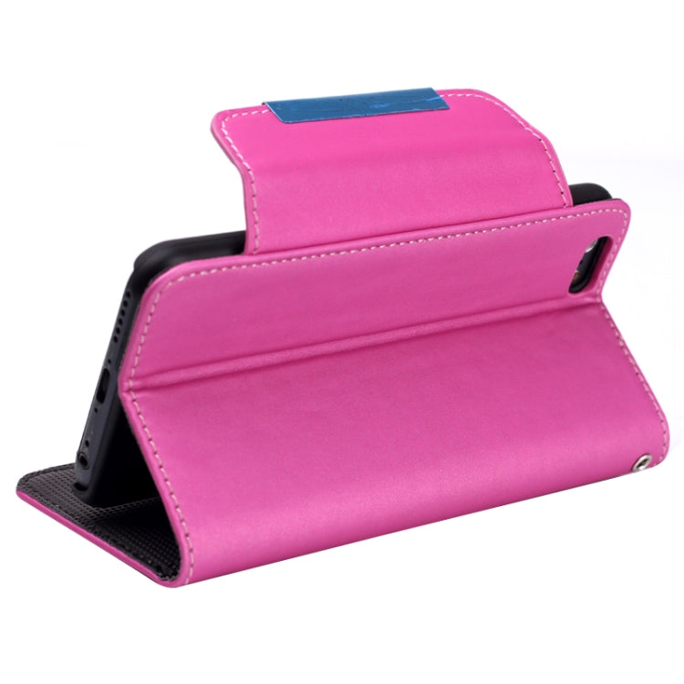 Frosted Horizontal Flip Leather Case with Card Slots & Holder & Lanyard for iPhone 6 & 6S