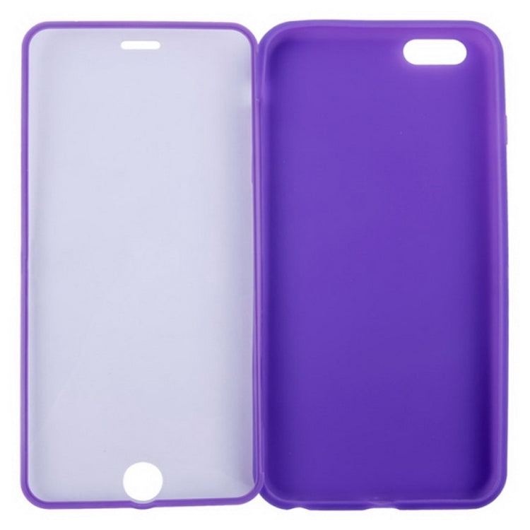 Horizontal Flip Touch Screen Frosted TPU Protection Case for iPhone 6 & 6S