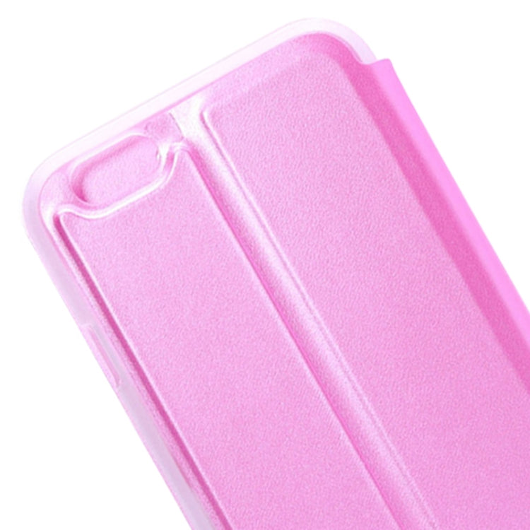Frosted Texture Horizontal Flip Leather Case with Call Display ID for iPhone 6 & 6S