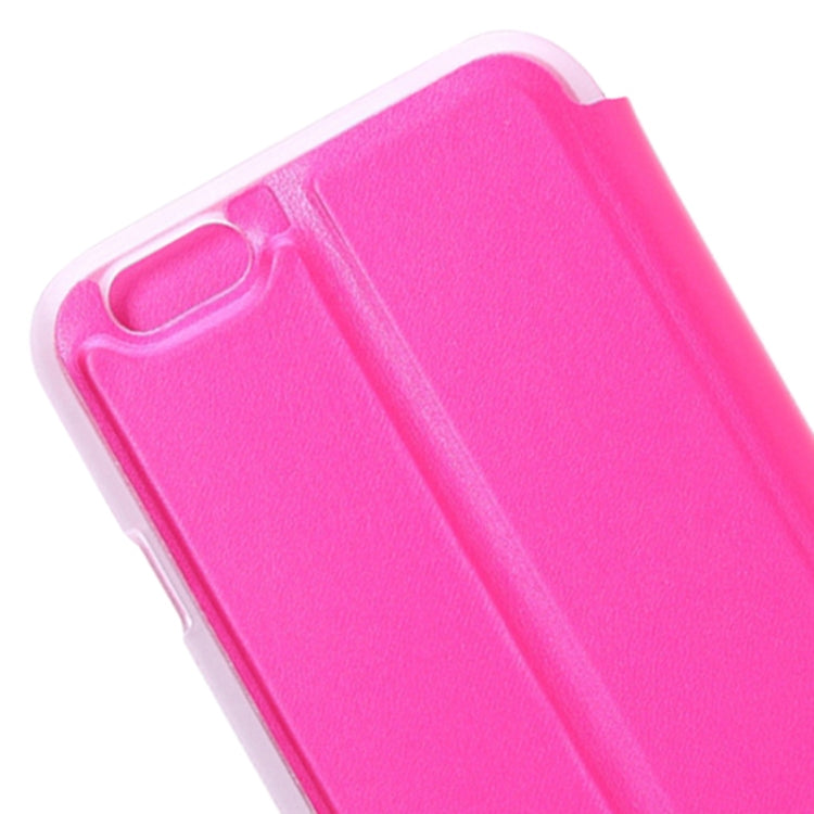 Frosted Texture Horizontal Flip Leather Case with Call Display ID for iPhone 6 & 6S