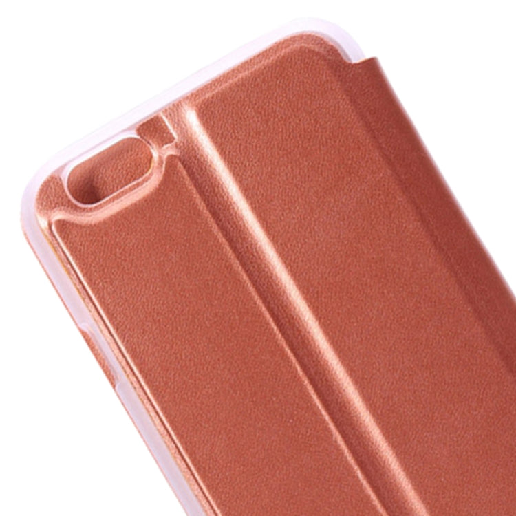 Frosted Texture Horizontal Flip Leather Case with Call Display ID for iPhone 6 & 6S