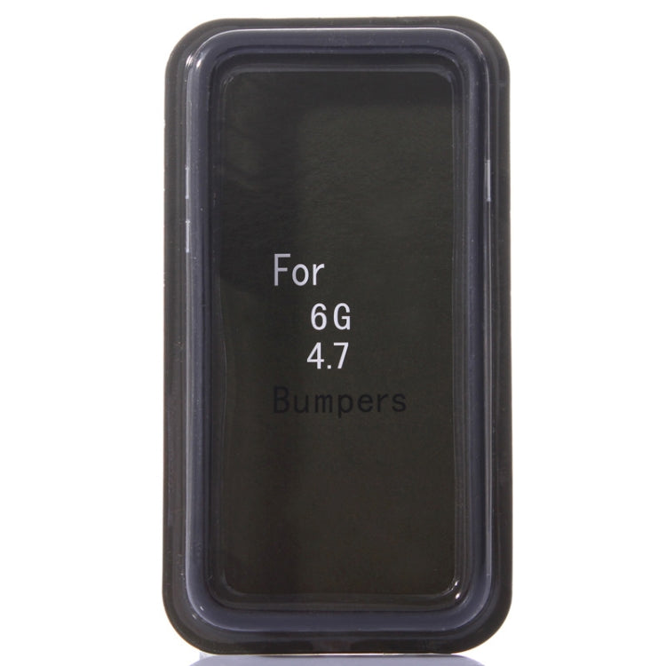 Pure Color TPU + Plastic Bumper Frame Case for iPhone 6