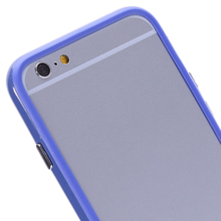 Pure Color TPU + Plastic Bumper Frame Case for iPhone 6
