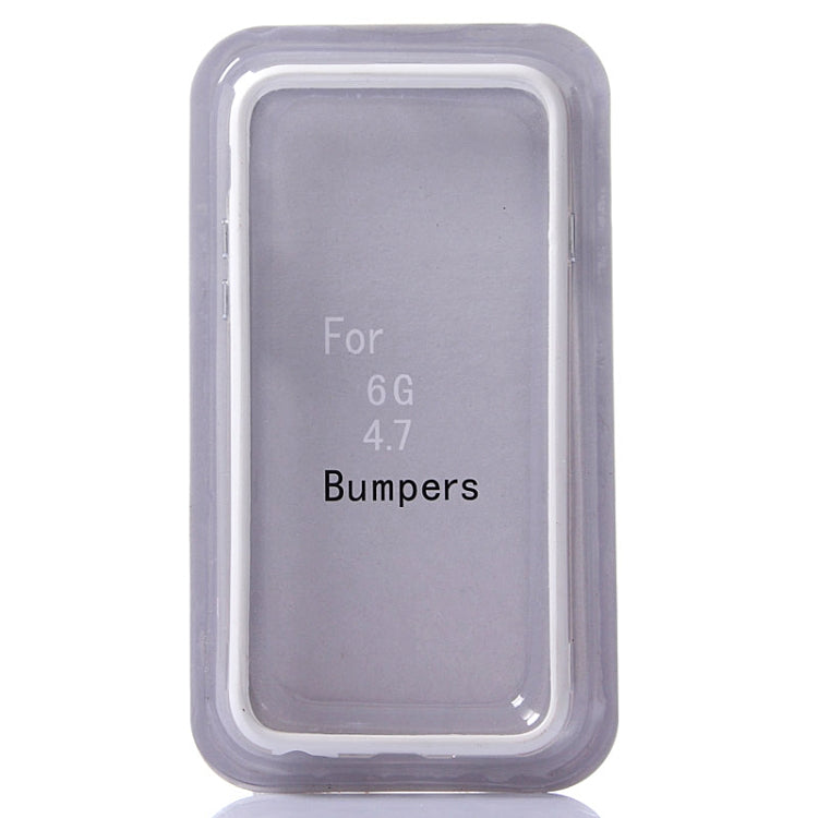Pure Color TPU + Plastic Bumper Frame Case for iPhone 6