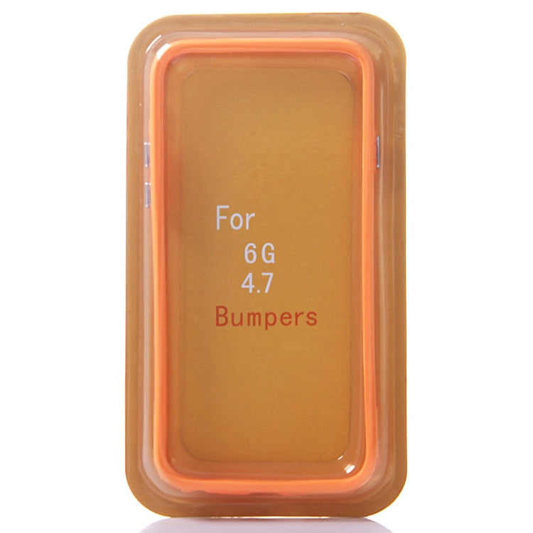 Pure Color TPU + Plastic Bumper Frame Case for iPhone 6
