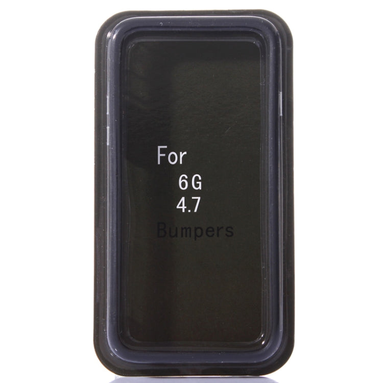 Transparent Plastic + TPU Bumper Frame Case for iPhone 6