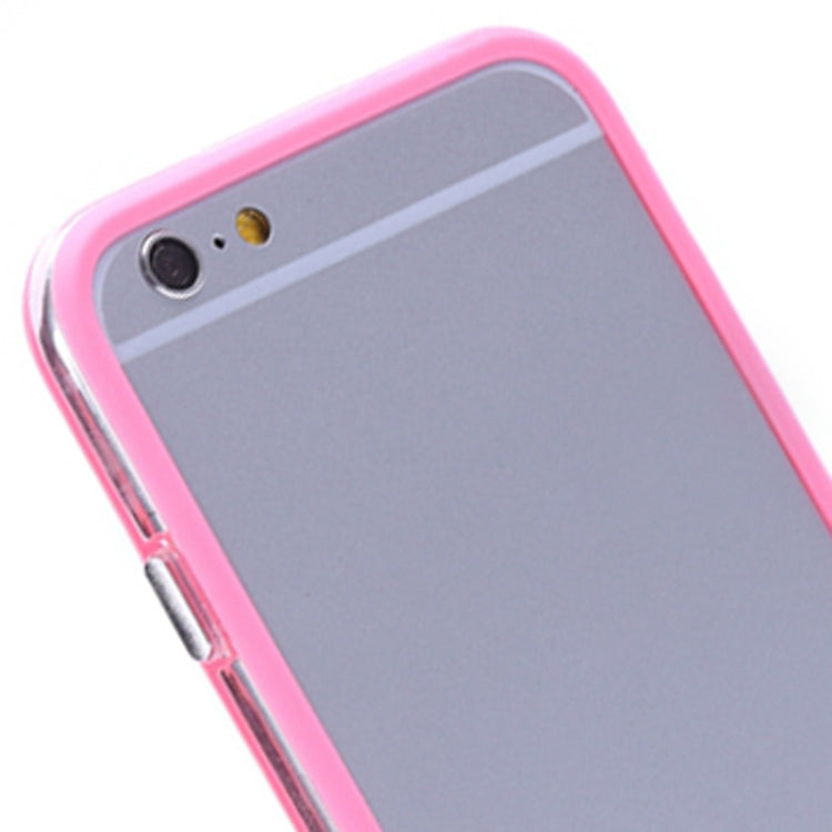 Transparent Plastic + TPU Bumper Frame Case for iPhone 6