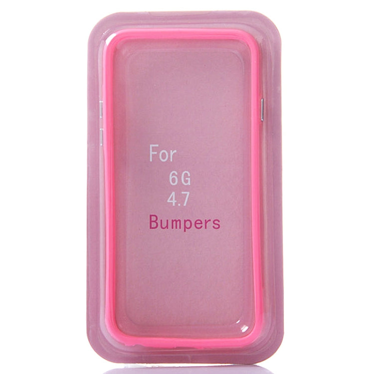 Transparent Plastic + TPU Bumper Frame Case for iPhone 6
