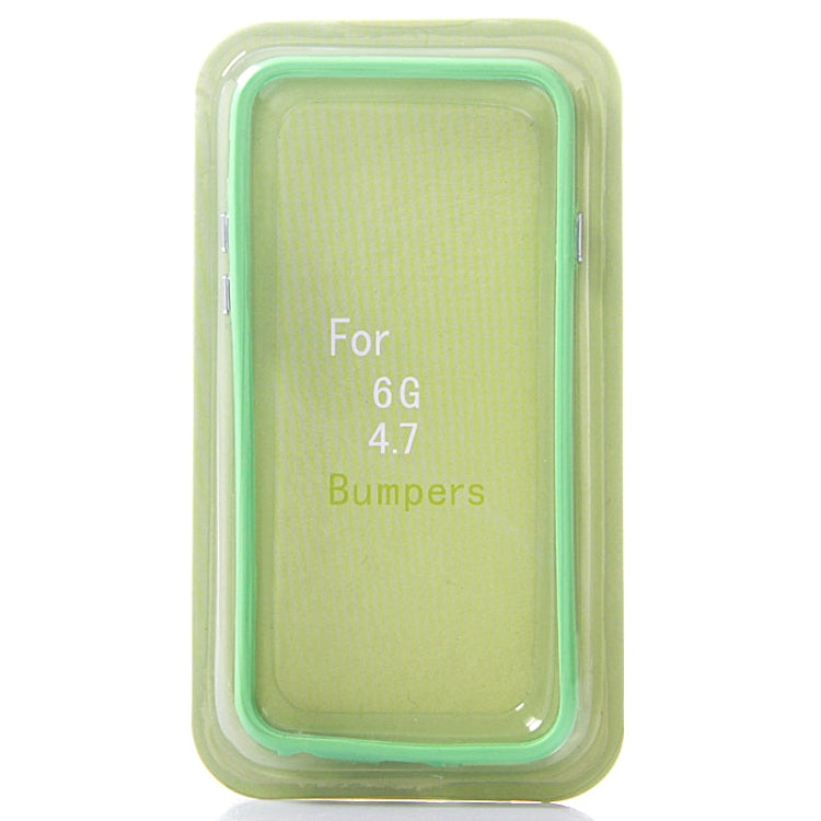 Transparent Plastic + TPU Bumper Frame Case for iPhone 6