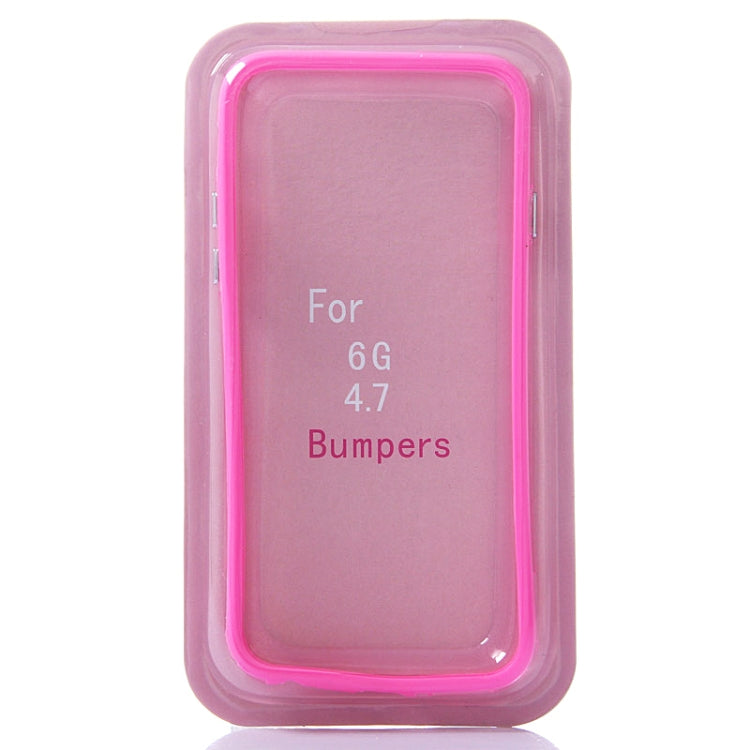Transparent Plastic + TPU Bumper Frame Case for iPhone 6