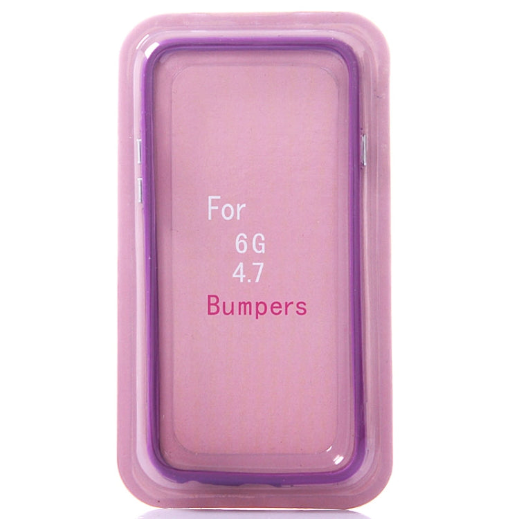Transparent Plastic + TPU Bumper Frame Case for iPhone 6