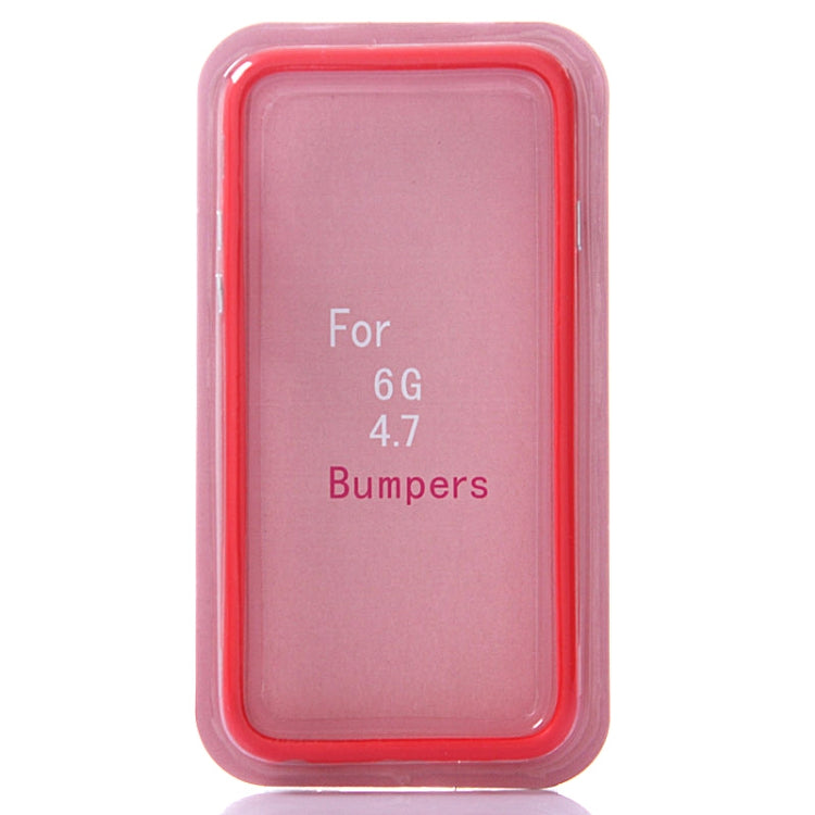 Transparent Plastic + TPU Bumper Frame Case for iPhone 6