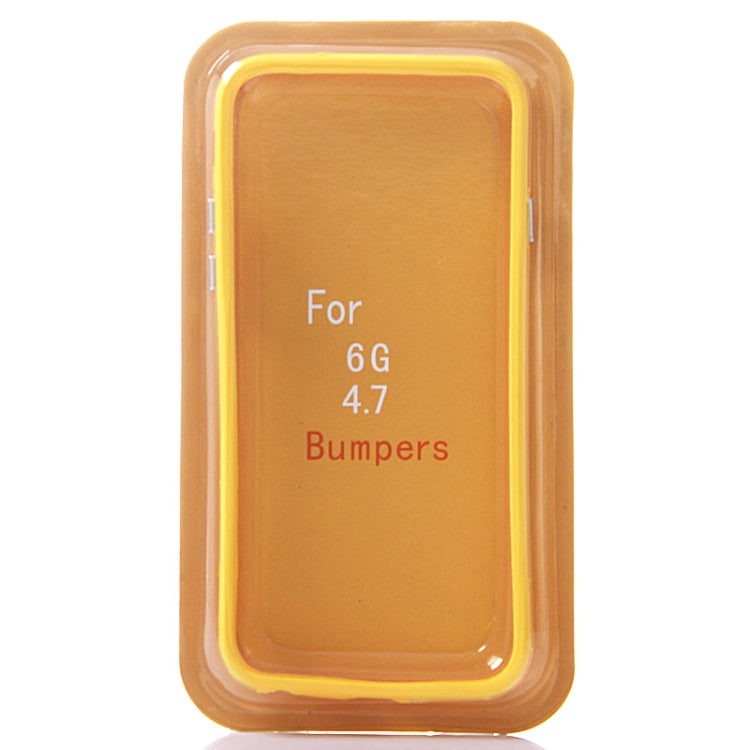 Transparent Plastic + TPU Bumper Frame Case for iPhone 6