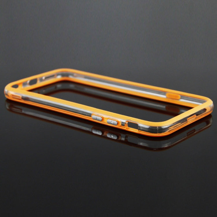Transparent Plastic + TPU Bumper Frame Case for iPhone 6