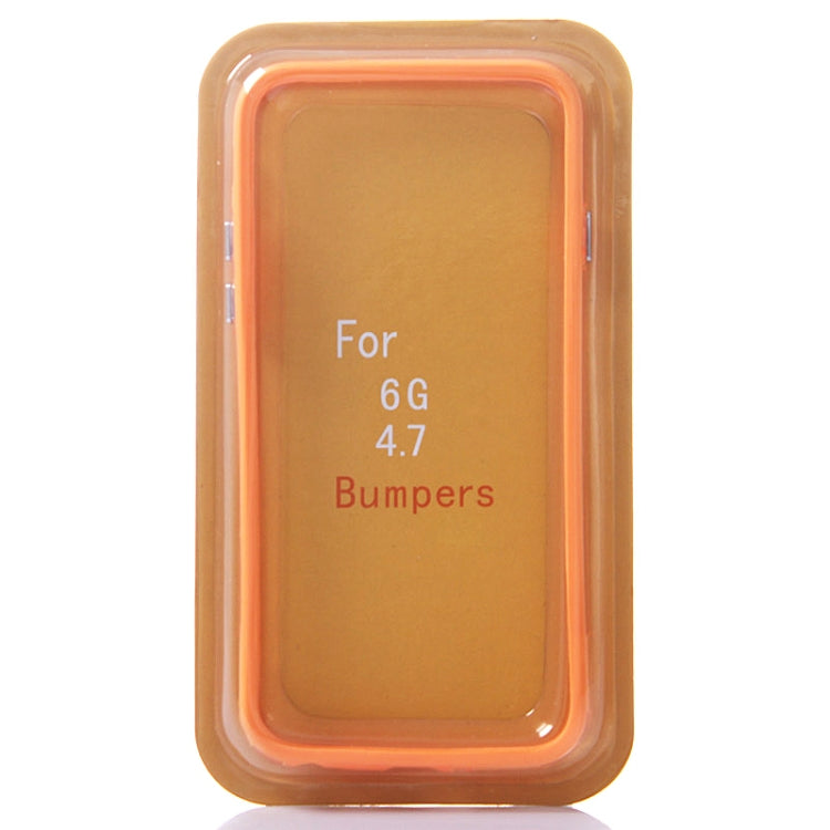 Transparent Plastic + TPU Bumper Frame Case for iPhone 6