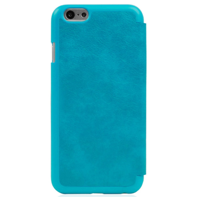 Cowhide Texture Pattern Horizontal Flip Leather Case with Call Display ID for iPhone 6 & 6S