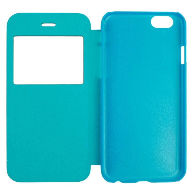 Cowhide Texture Pattern Horizontal Flip Leather Case with Call Display ID for iPhone 6 & 6S