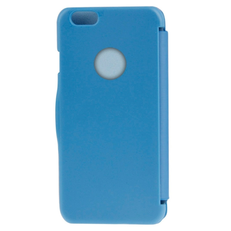 Brush Texture Horizontal Flip Magnetic Button Leather Case for iPhone 6 & 6S
