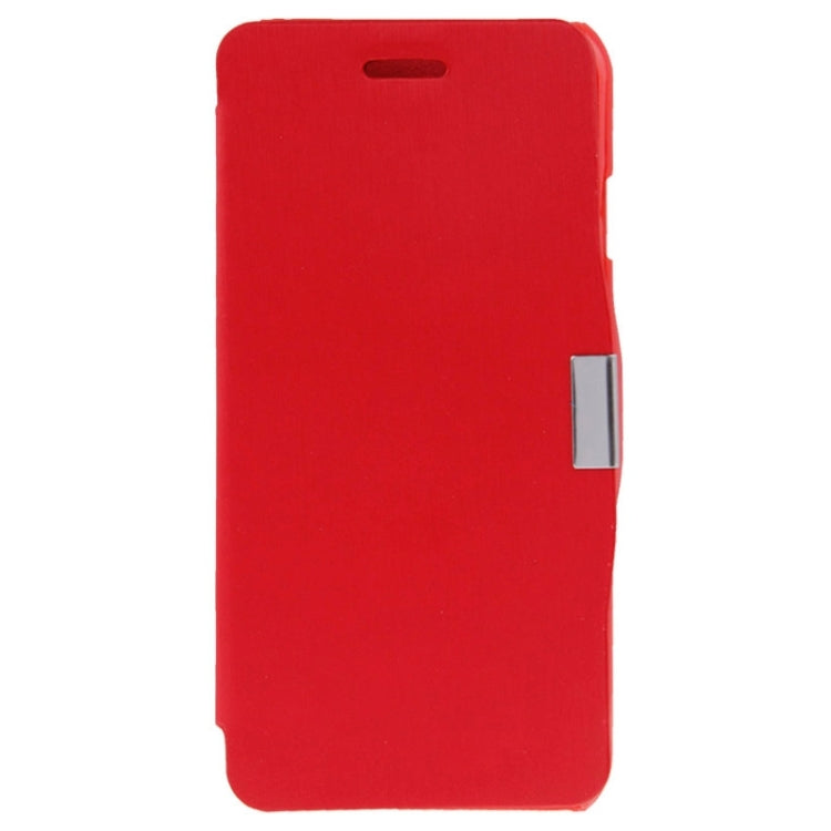 Brush Texture Horizontal Flip Magnetic Button Leather Case for iPhone 6 & 6S