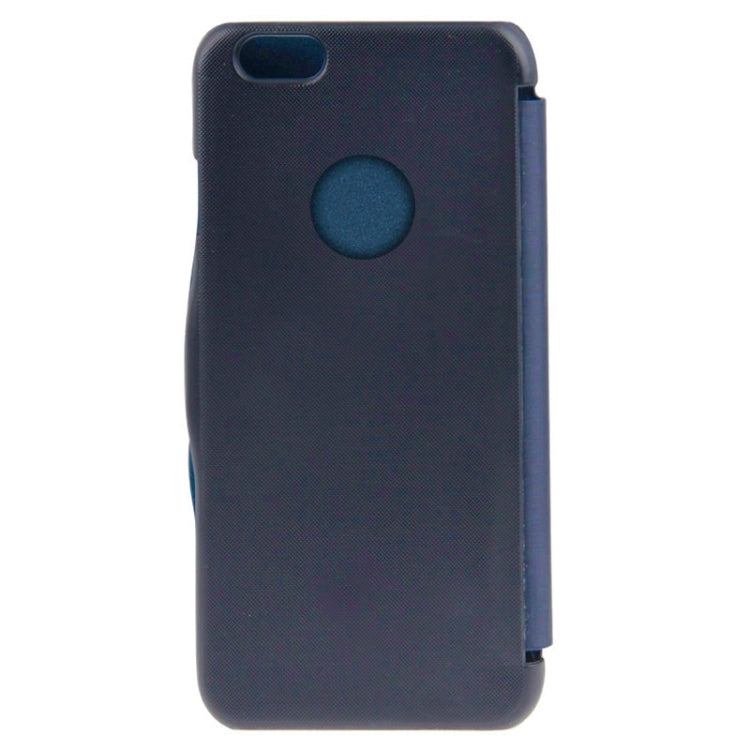 Brush Texture Horizontal Flip Magnetic Button Leather Case for iPhone 6 & 6S