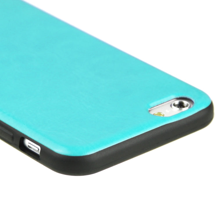 Crazy Horse Texture Leather Skinning Silicone Case for iPhone 6
